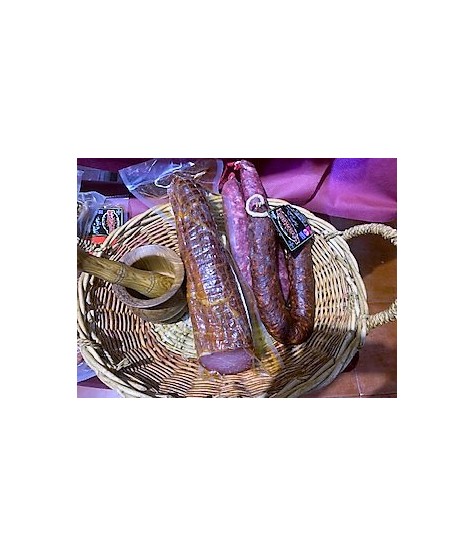 Lote 2 embutido de León: Lomo embuchado+ Chorizo extra + Salchichón extra